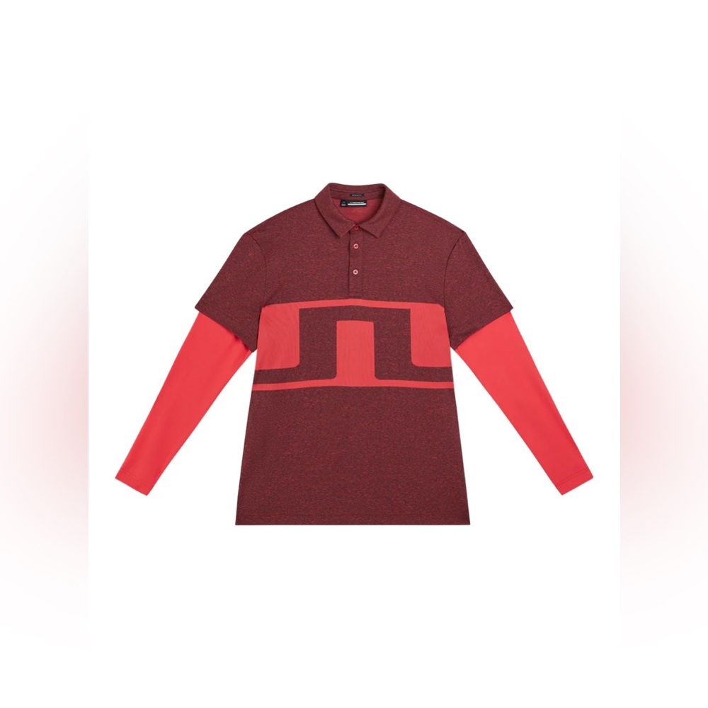NWT J.Lindeberg LEON REGULAR FIT LS POLO
